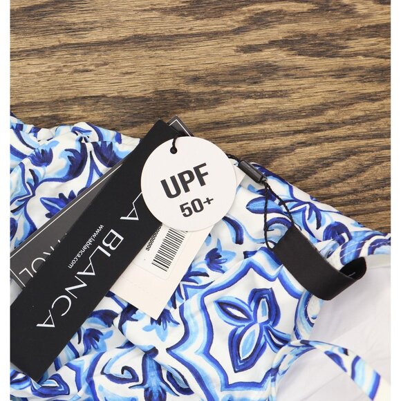 La Blanca Womens Alboran Sea One Piece Swimsuit LB5RN24M Navy Blue 16 - Picture 4 of 8